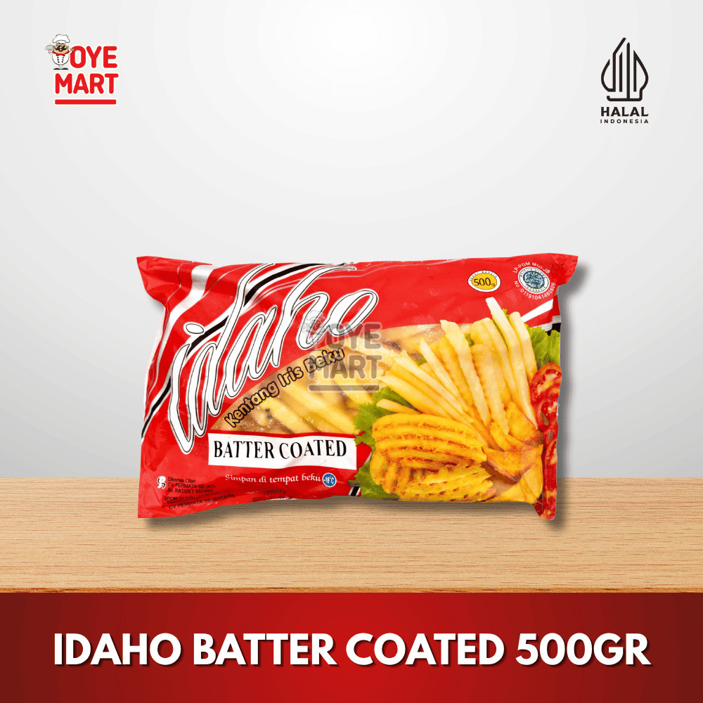 

IDAHO BATTER COATED 500GR KENTANG GORENG BEKU FRENCH FRIES