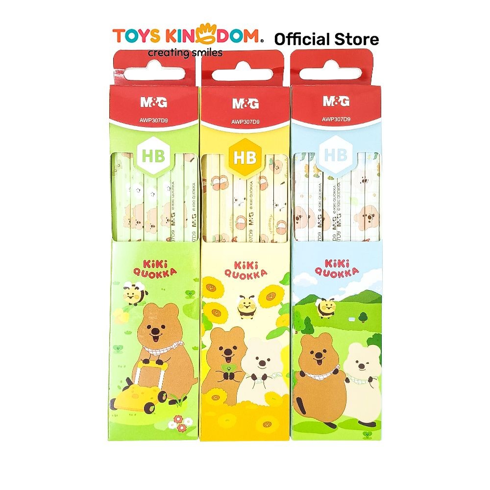 

Toys Kingdom M&G Set 12 Pcs Pensil Kayu Hb Hexagonal Kiki Ouokka Random Pencil Alat Tulis Perlengkapan Kantor Dan Sekolah