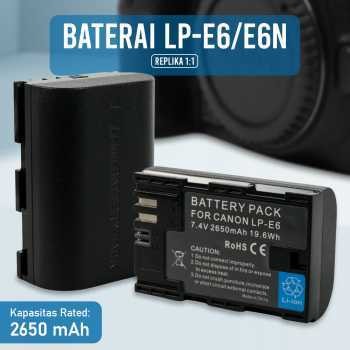 [BISA COD] Baterai Kamera Canon EOS 5D LP-E6 EOS 5D Mark II, EOS 60D EOS 7D