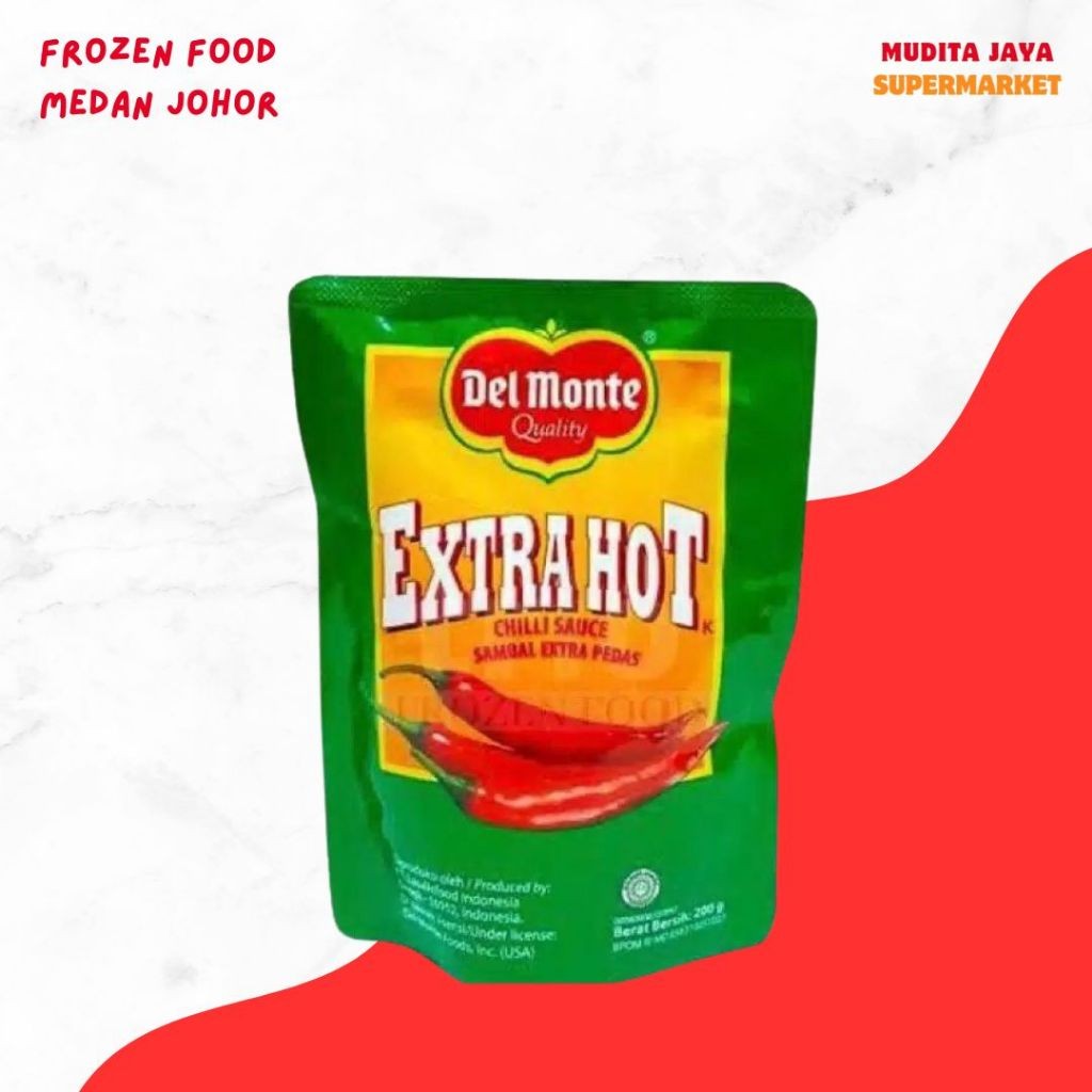 

Sambal Del monte Extrahot 200gr Medan