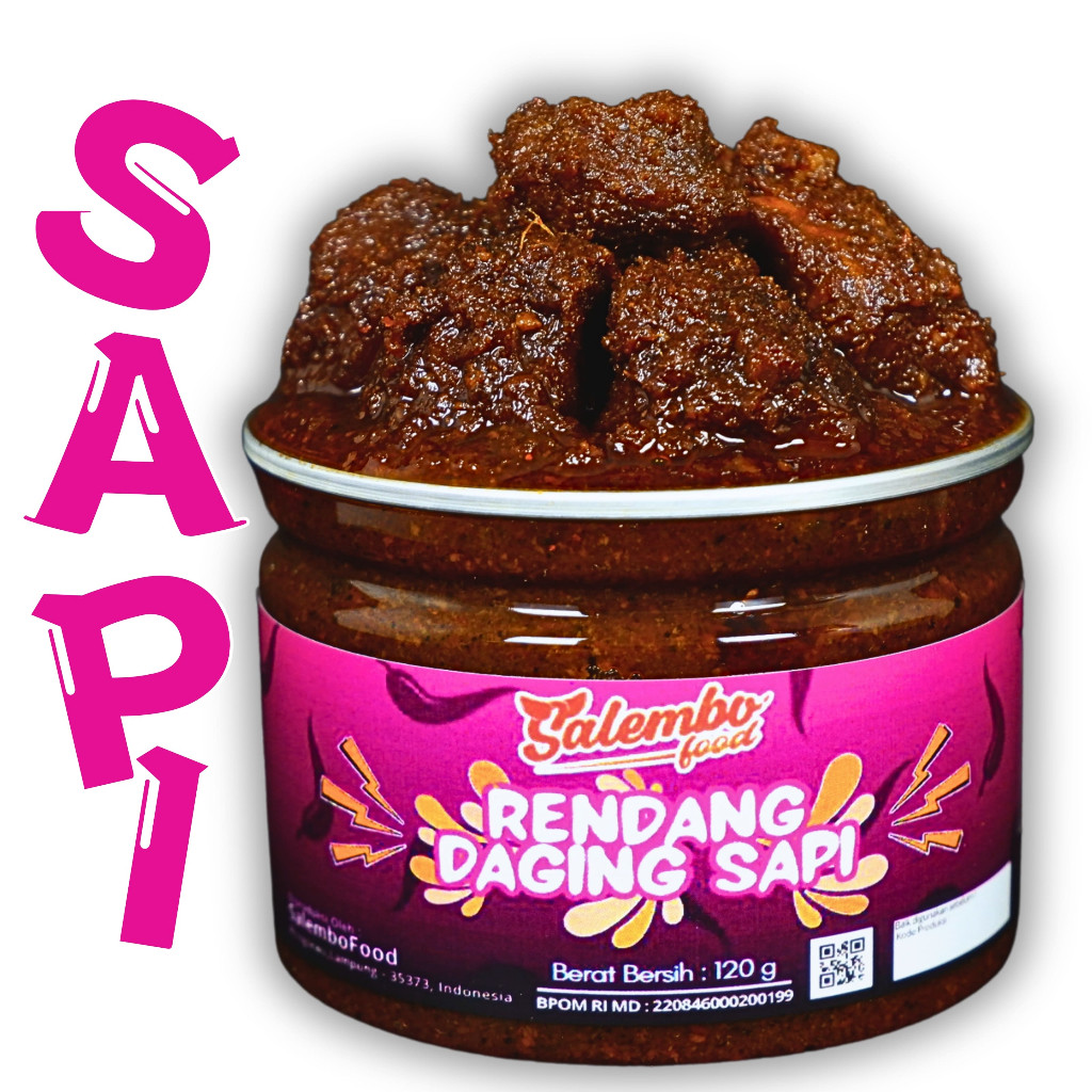 

SalemboFood - Rendang Daging Sapi 120gr