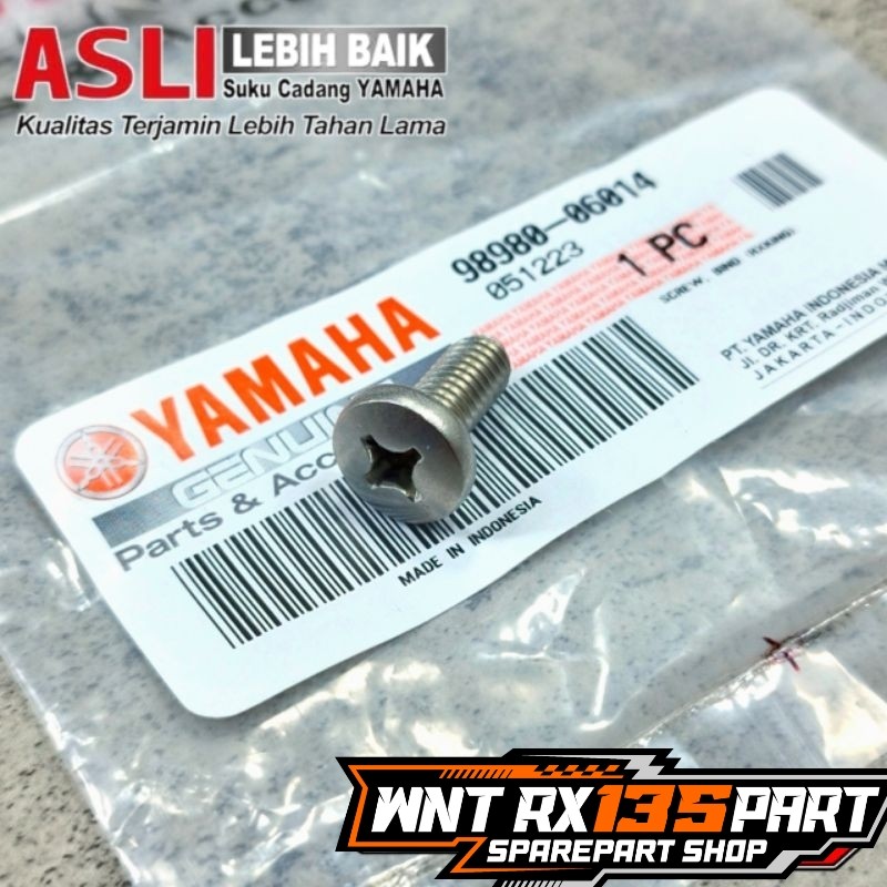 BAUT TAMENG COVER KNALPOT RX KING PEREDAM ORIGINAL YAMAHA | 98980-06014