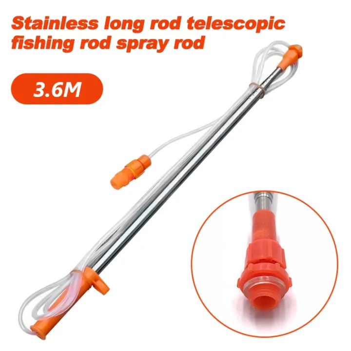 Stik Sprayer Elektrik 3.6m Panjang Stik Sprayer Teleskopik Stik Sprayer Antena Elektrik Stik