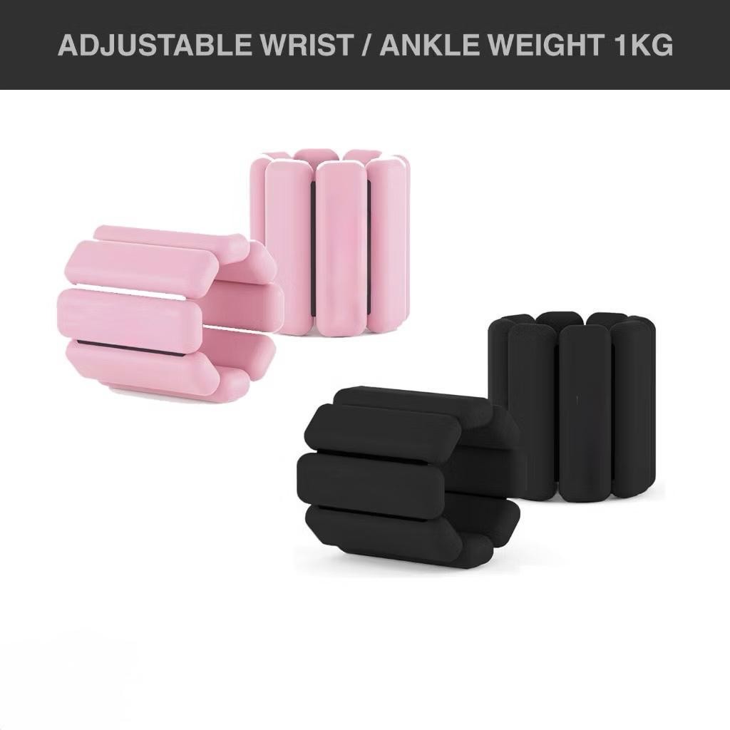 POTENCE Adjustable Wrist & Ankle Weight Bracelet 1KG | Gelang Pemberat Kaki dan Tangan Alat Olahraga