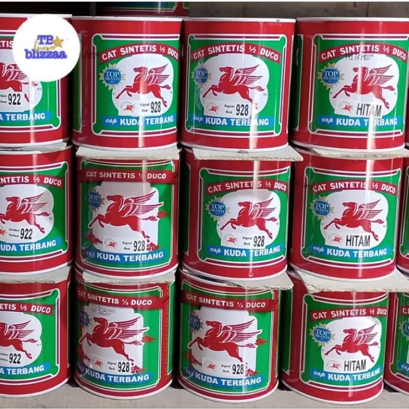 Cat Kayu Besi Kuda Terbang 1kg Cat Kuda Terbang Hitam Kuda Terbang Putih Kuda Terbang Warna 1kg