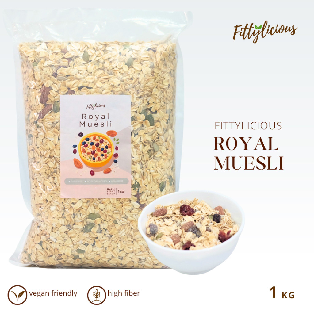 

Fittylicious Premium Muesli 1 KG