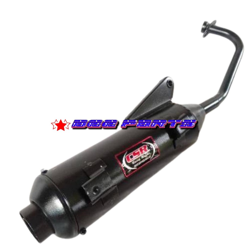 Knalpot racing adem CSR Yamaha Mio Smile Mio Sporty Fino karbu