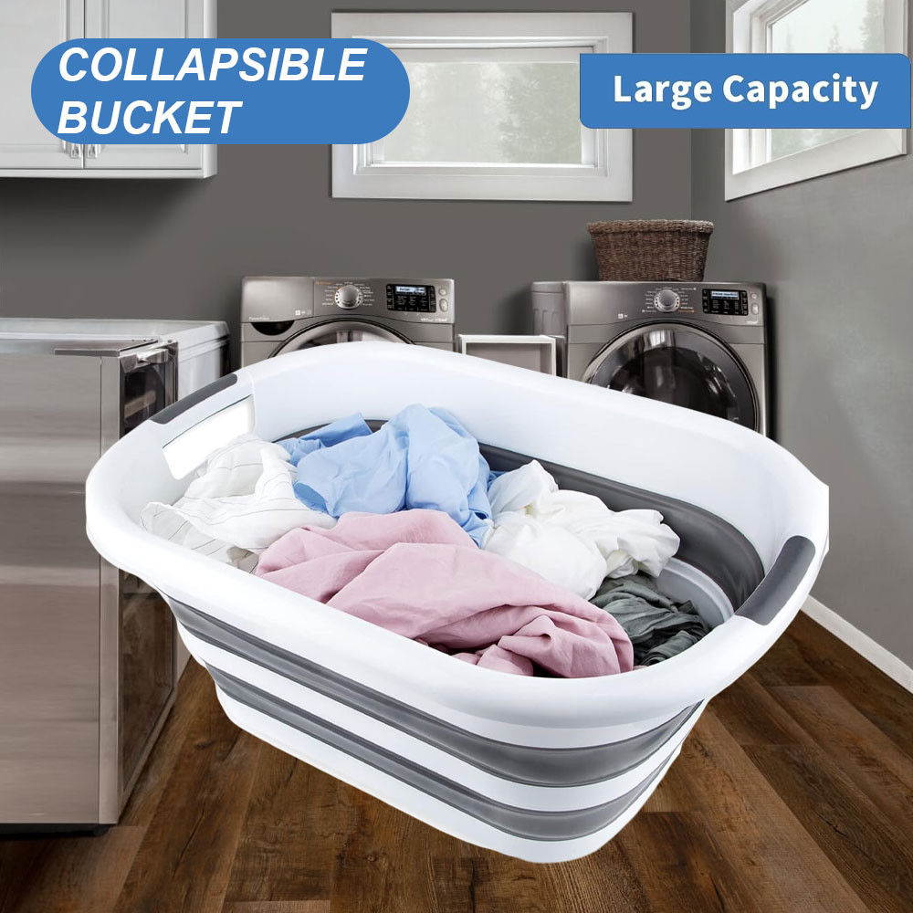 

ORIGINAL MIHOME Ember Lipat Baskom Laundry Bucket Collapsible 40L - FB4610