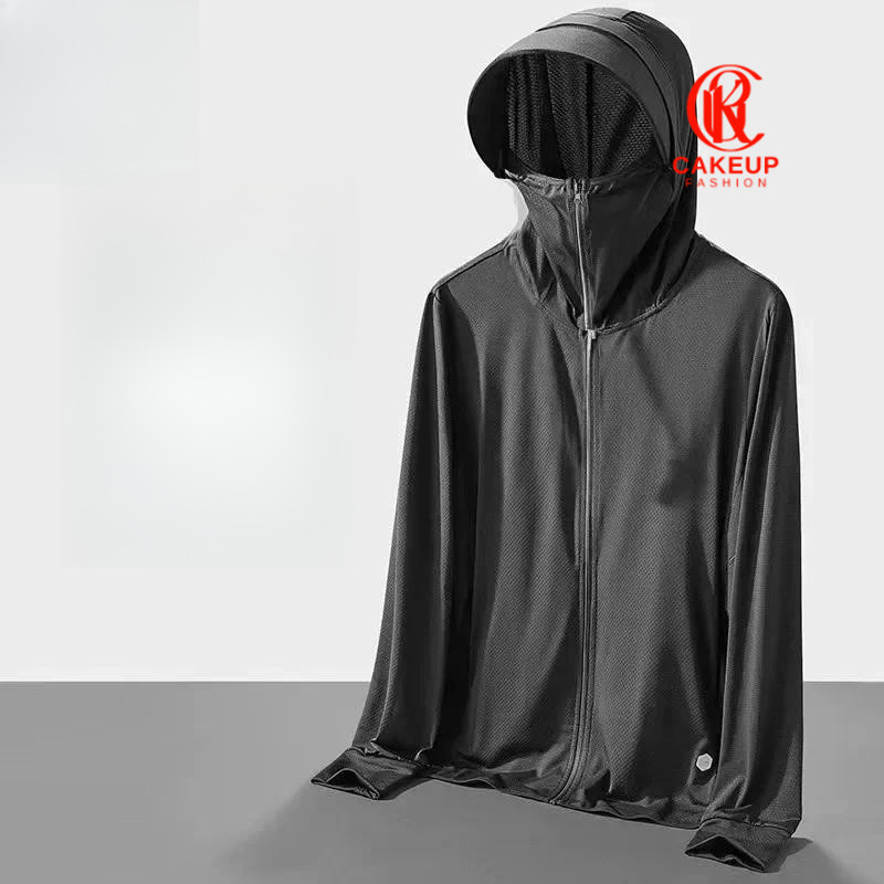 Talus Adalyn Jaket Anti UV Pakaian Olahraga Pria/Cowok Bahan Nyaman Kuat