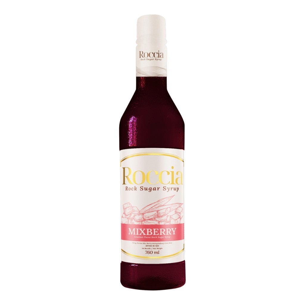 

Roccia Mixberry Rock Sugar Syrup Sirup Rasa Buah Mixberry