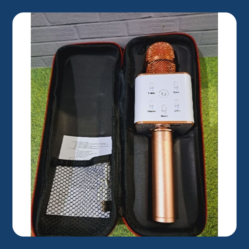 Mic SQone Q7 SQone858 / MIC Bluetooth / Mic karaoke / mic nyanyi / Microphone Bluetooth Mic Mikropon