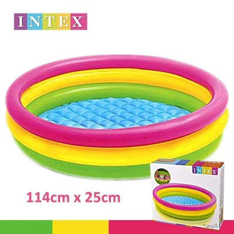 Kolam Renang Anak Pelangi Kolam Renang Intex Jumbo Sedang Kolam Renang Karet