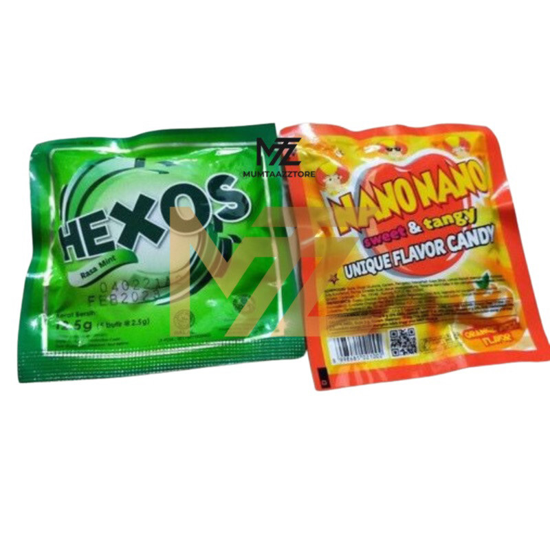 

️PRMN KONIMEX Permen Hexos Nano-Nano isi 5 Butir