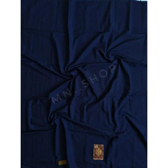 SARUNG WADIMOR POLOS WARNA BIRU DONGKER / SARUNG WADIMOR FULL POLOS - BIRU NAVY