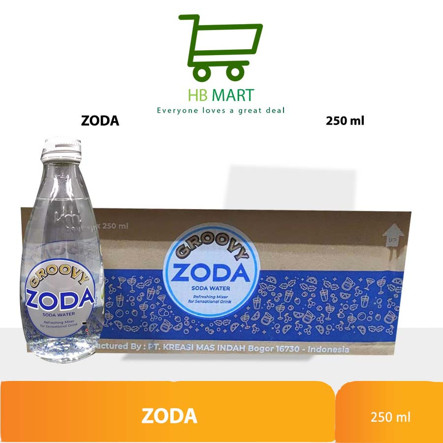 zoda air soda 250 ml 1 karton 24 btl MINUMAN BERSODA