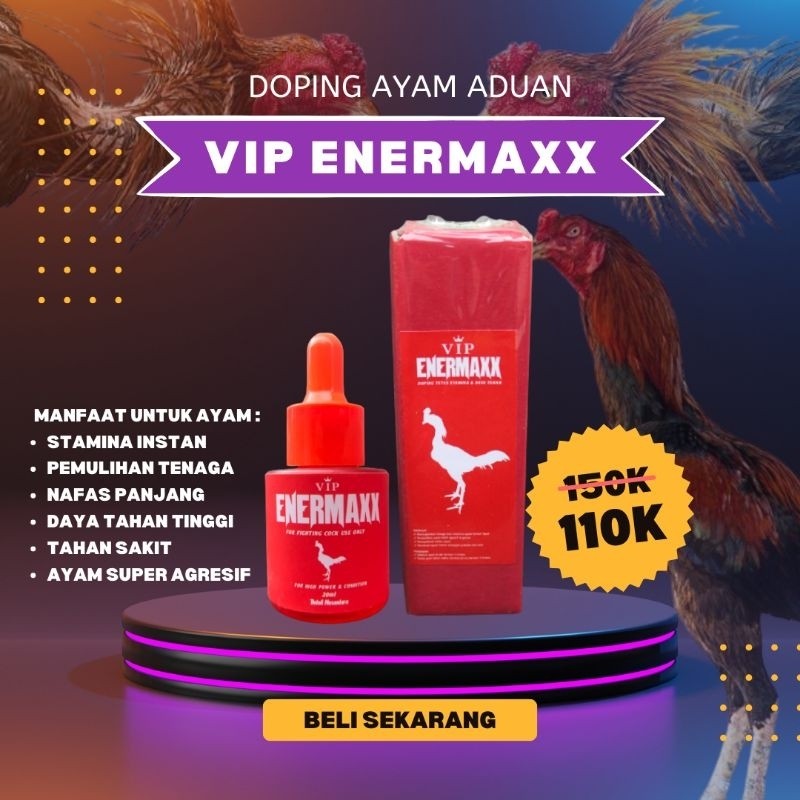 Booster Ayam filipina Tempur Sangar Doping aduan ENERMAXX stamina tenaga daya tahan tinggi adu tarun