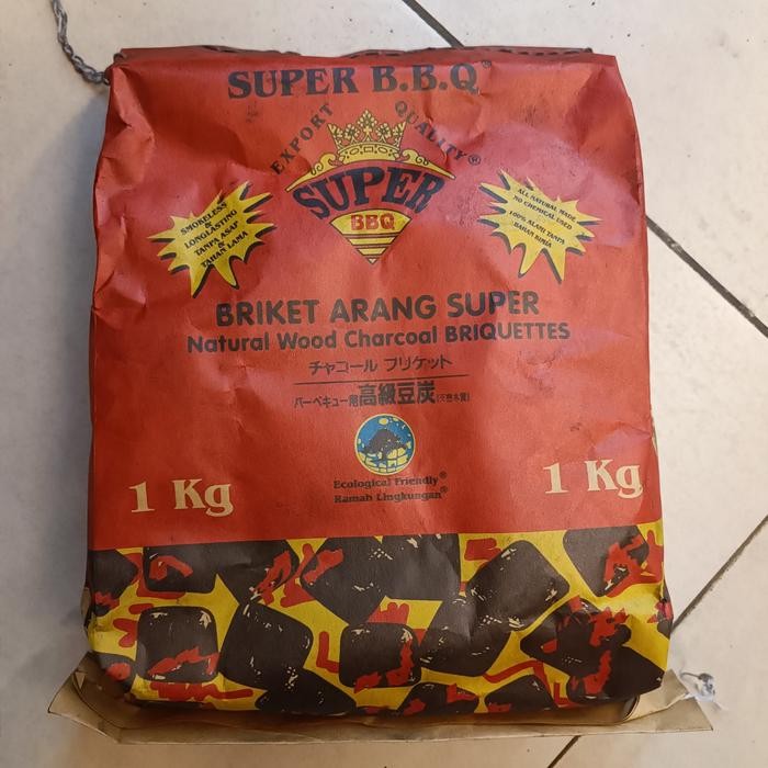 Briket Arang Super - BRIKET 1 KG
