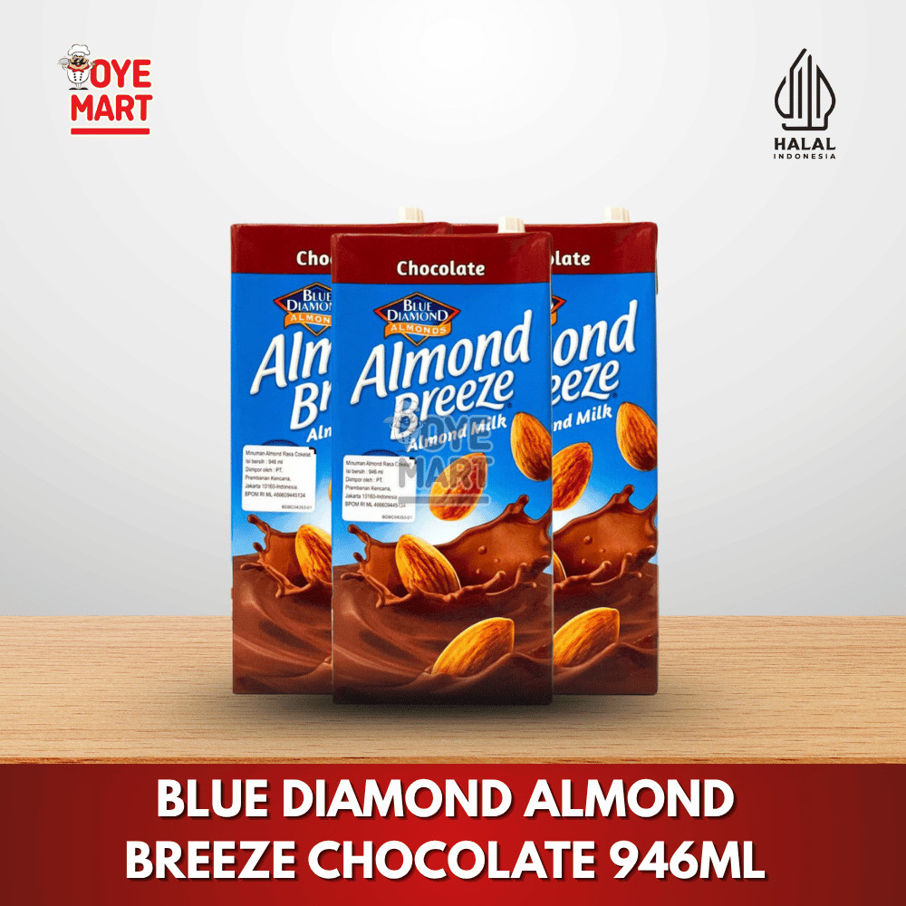 

BLUE DIAMOND ALMOND BREEZE RASA CHOCOLATE 946ML / ALMOND SUSU COKLAT