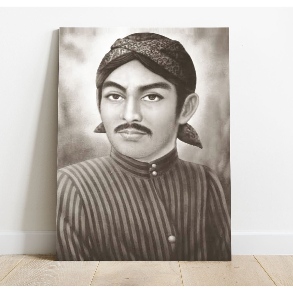 POSTER SUNAN KALIJAGA RADEN MAS SAID FOTO IMAGE WALISONGO WALLPAPER HIASAN DINDING PAJANGAN WALLDECO