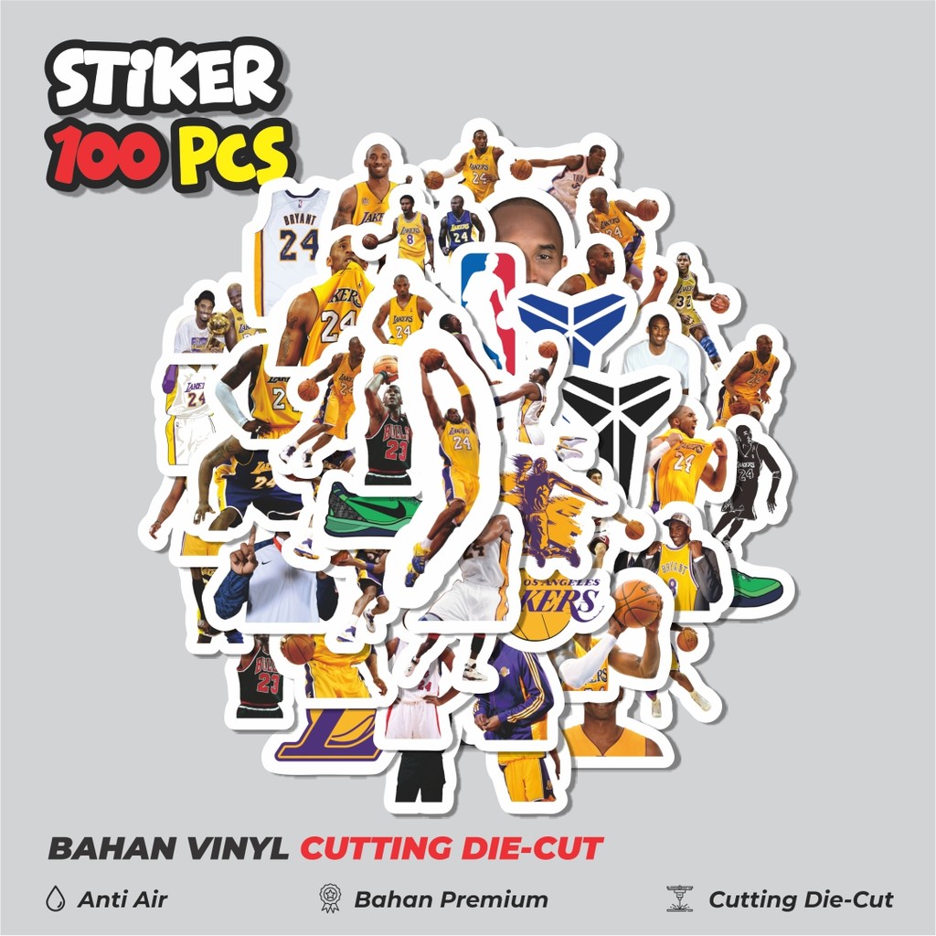 

Terbaru! 50 pcs Sticker Kobe Bryant Sticker Dekorasi Lucu Kreatif untuk Notebook, Skateboard, HP