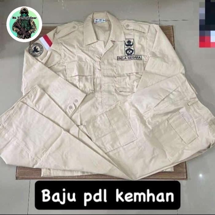 BAJU SERAGAM PDL JATAH KEMHAN PT. PANCA & PT. GAJAH | 1STEL BAJU KEMENTRIAN PERTAHANAN  KUALITAS TER