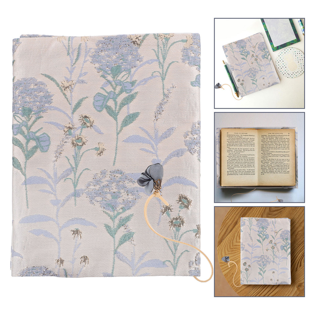 

Dandelion Powder Fabric Cover Cloth Protector Reusable Protective Book Decorative Book Sleeve Sleeve for Student Notebook