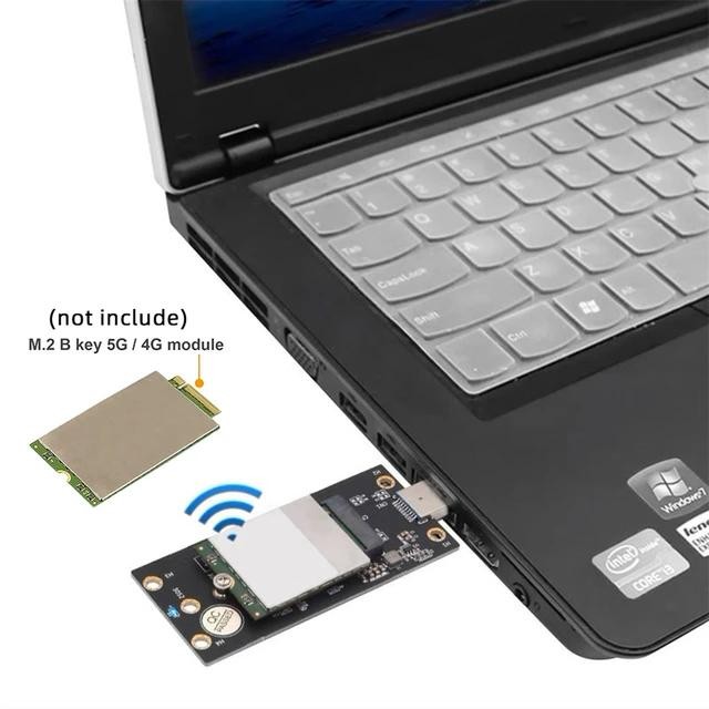 NGFF M.2 Key-B  WWAN to USB 3.0 Adapter Riser Card w SIM Slot For 3G/4G/5G LTE Wireless ModuleNew