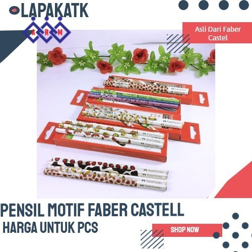 

FABER CASTELL PENSIL 2B MOTIF ANAK (1 PCS) +++ Best Seller