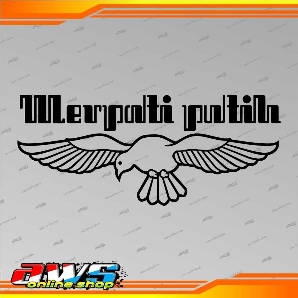 

Sticker Merpati Putih Reflektif Cutting Hologram