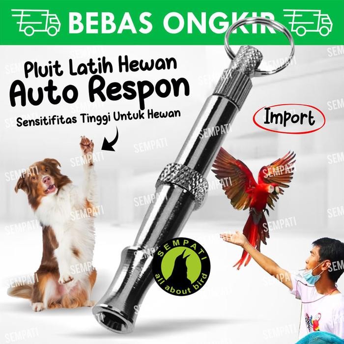 Alva.stores PELUIT PLUIT LATIH ANJING BURUNG / ULTRASONIC DOG WHISTLE ELANG ULSTL - ULTRASONIC STLS