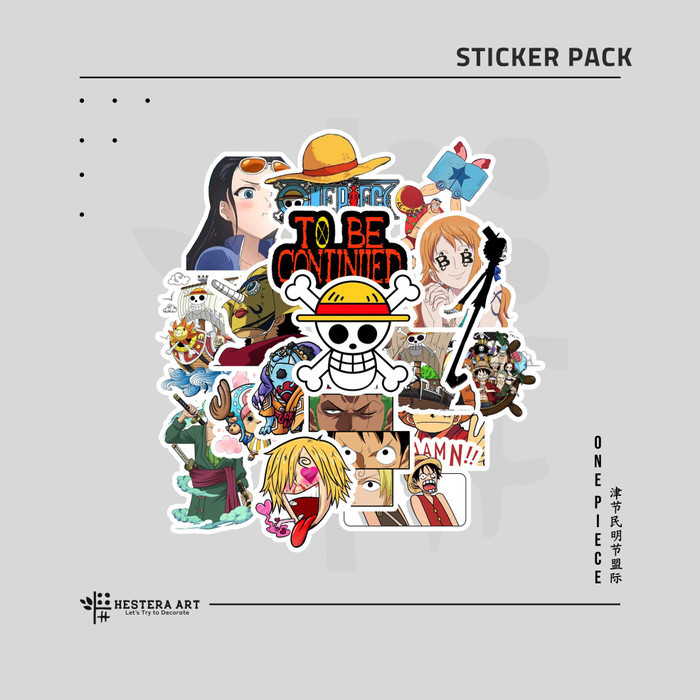 

Stiker Pack Anime Sticker Vinyl Doff Laminasi | Stiker One Piece