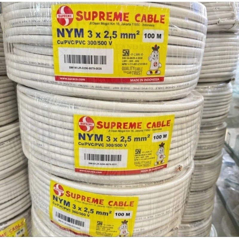 NYM 3x2.5 Supreme 100meter Kabel Supreme NYM 3x2.5 100meter Kabel NYM