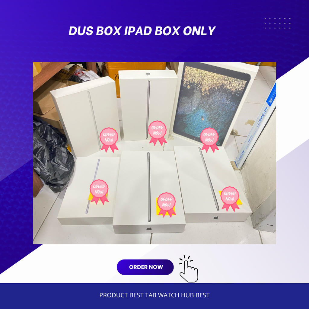 

DUS BOX KOSONG IPAD / IPAD MINI / IPAD AIR / IPAD PRO -BD