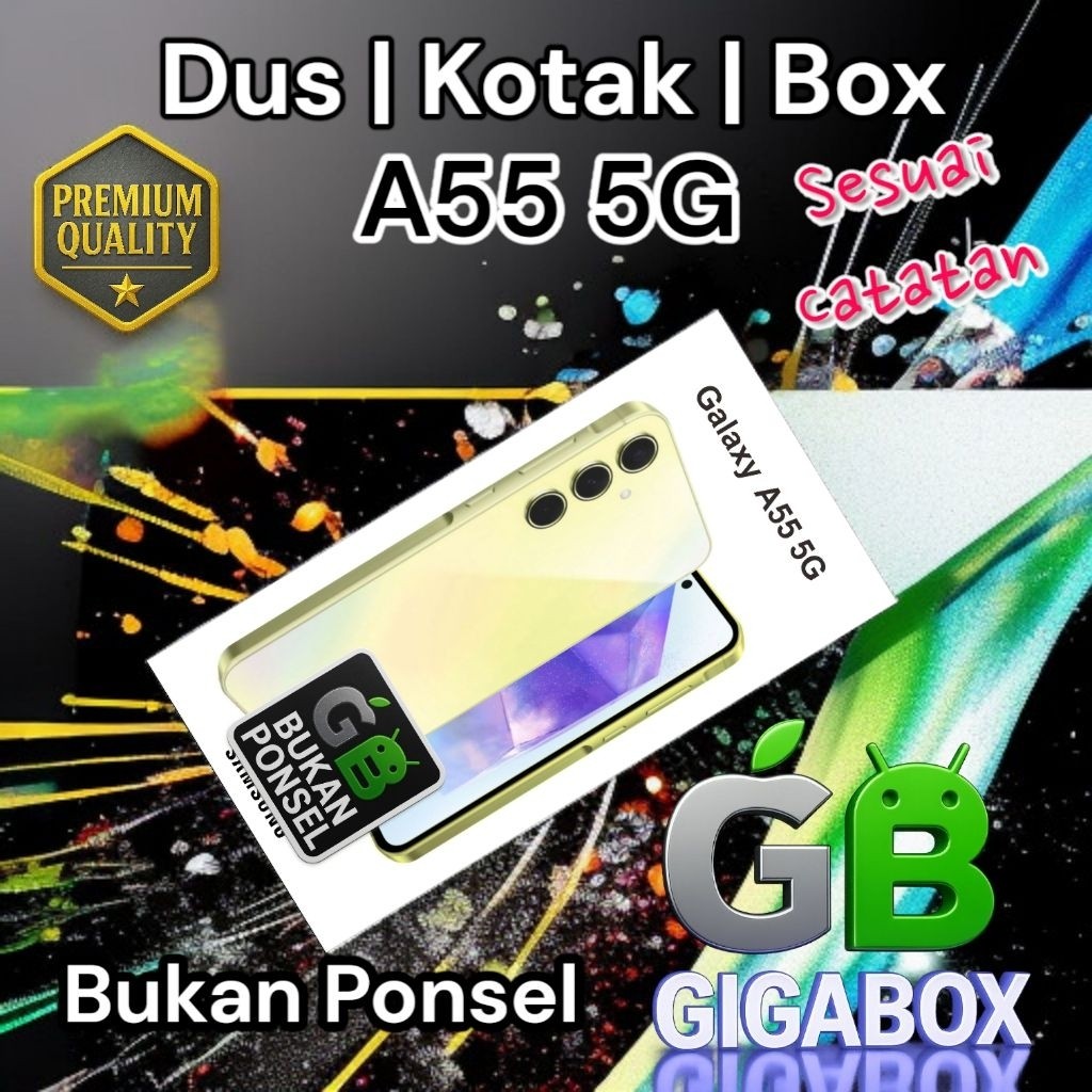 

Dus Kardus Box Galaxy A55 5G Premium Fullset Premium & Dus Only