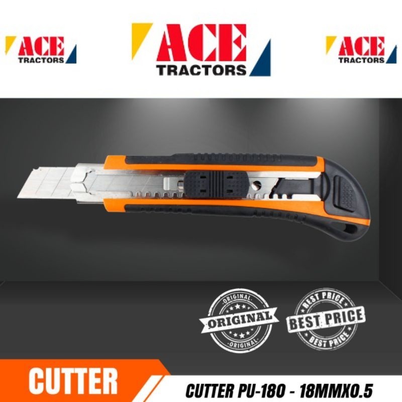 

Cutter PU 180-18MM Free 3 Mata Pisau Pro United