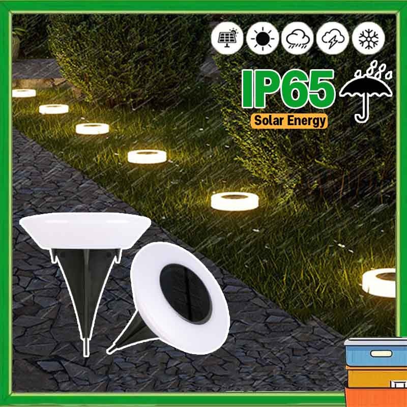 Lampu Taman Tenaga Surya Lampu Taman Hias Outdoor Waterproof Lampu Tangga Panel Surya Tenaga LED Sen