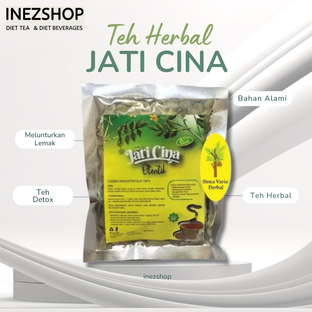 

Teh Jati Cina Celup Otentik 25gr – Pelangsing Alami, Detox, Teh Diet Herbal, Teh Hijau Herbal