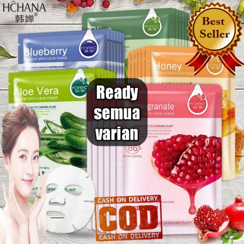 ROREC HCHANA MASKER WAJAH ROREC / HCHANA NATURAL SIKINCARE