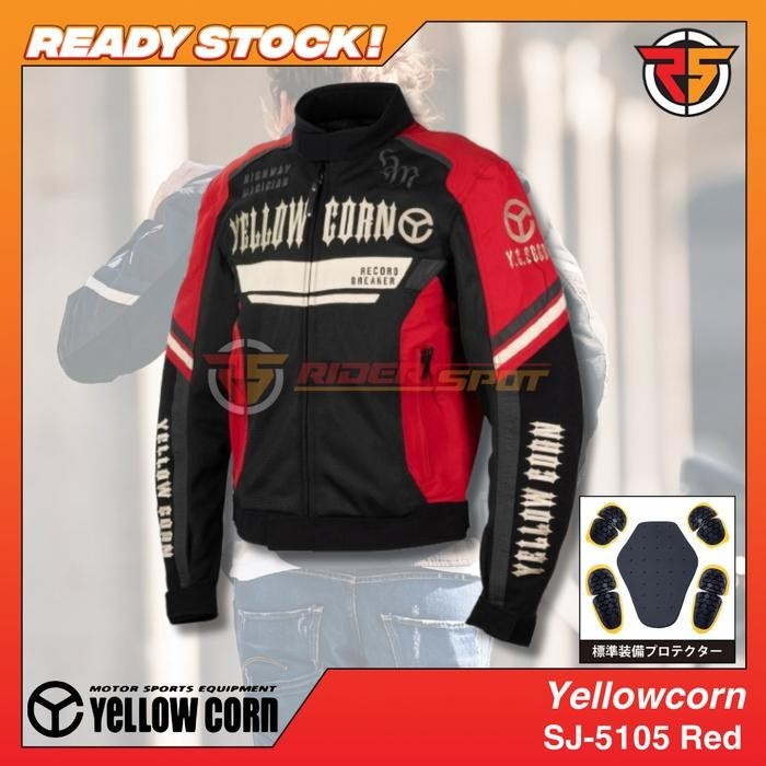 Yellow Corn Jaket SJ-5105 Red Yellowcorn Jacket New Collection 2025 Original Touring Japan