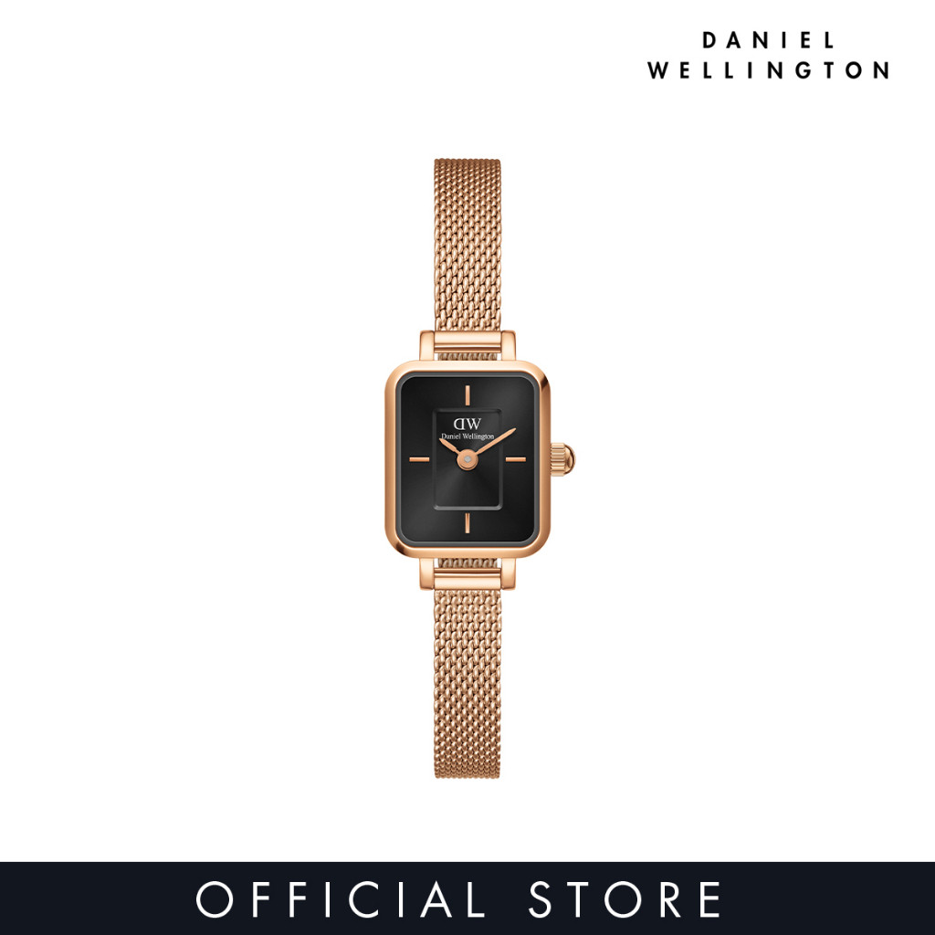 Daniel Wellington Quadro Mini Melrose Rose Gold Onyx - DW00100647