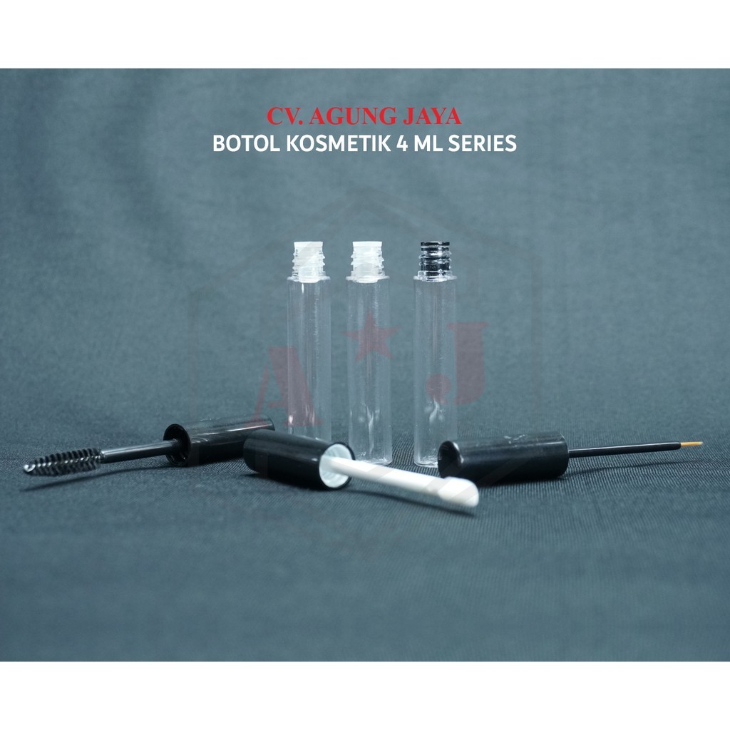 Botol Kosmetik 4 Ml/ Botol Eyeliner/Botol Maskara/Botol Lipcream/Yk