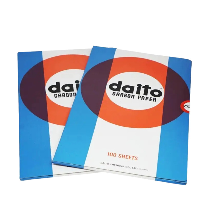 

Kertas Karbon / Carbon Paper DAITO Folio Hitam Isi 100 Sheet - Kertas Jiplak Hitam