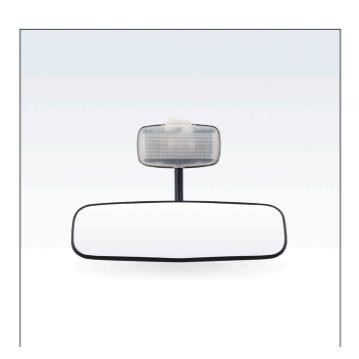 STOK BARU INTERIOR MIRROR + LAMP DAIHATSU ESPASS S-89P HITAM