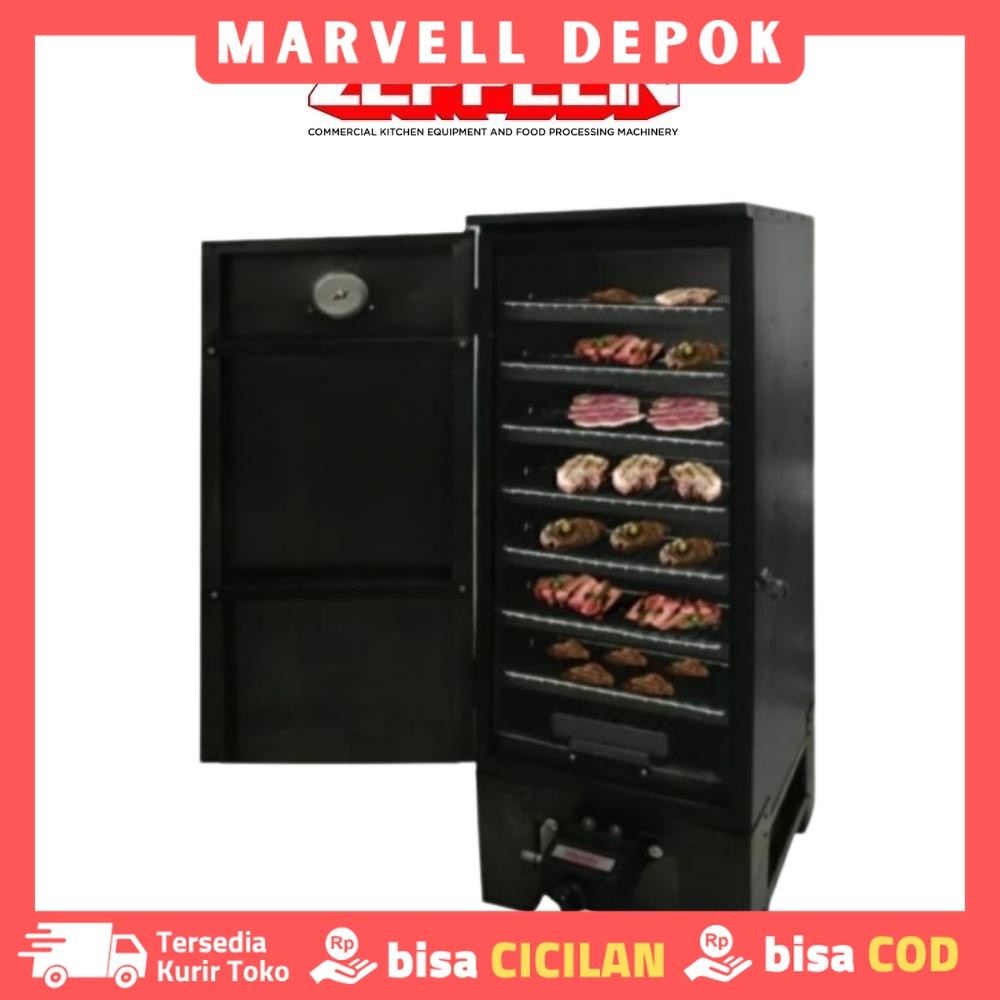 SMOKEHOUSE ZEPPELIN GAS OVEN MESIN PENGASAP DAGING ASAP DAN IKAN 7 TRAY GARANSI RESMI