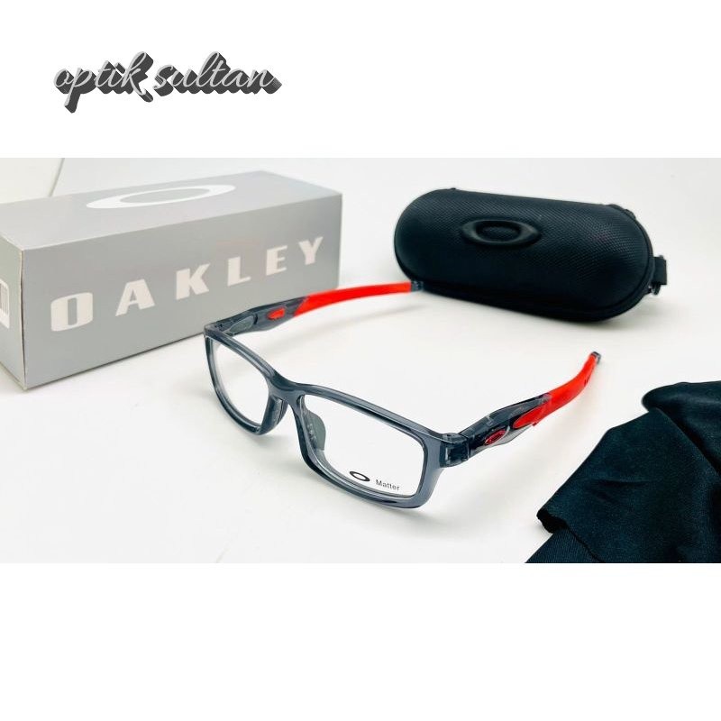 KACAMATA Oakley CROSSLINK MATTER||KACAMATA UNTUK MINUS/PLUS ANTI RADIASI