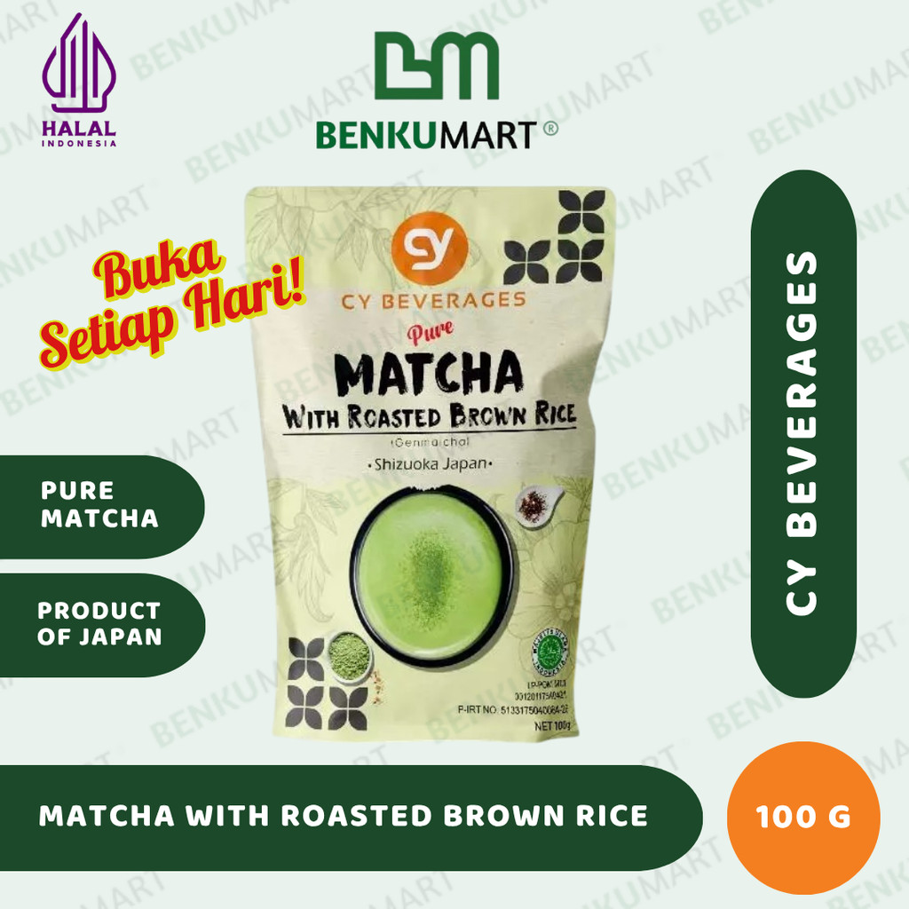 

CY Pure Matcha With Brown Rice Genmaicha Powder 100g