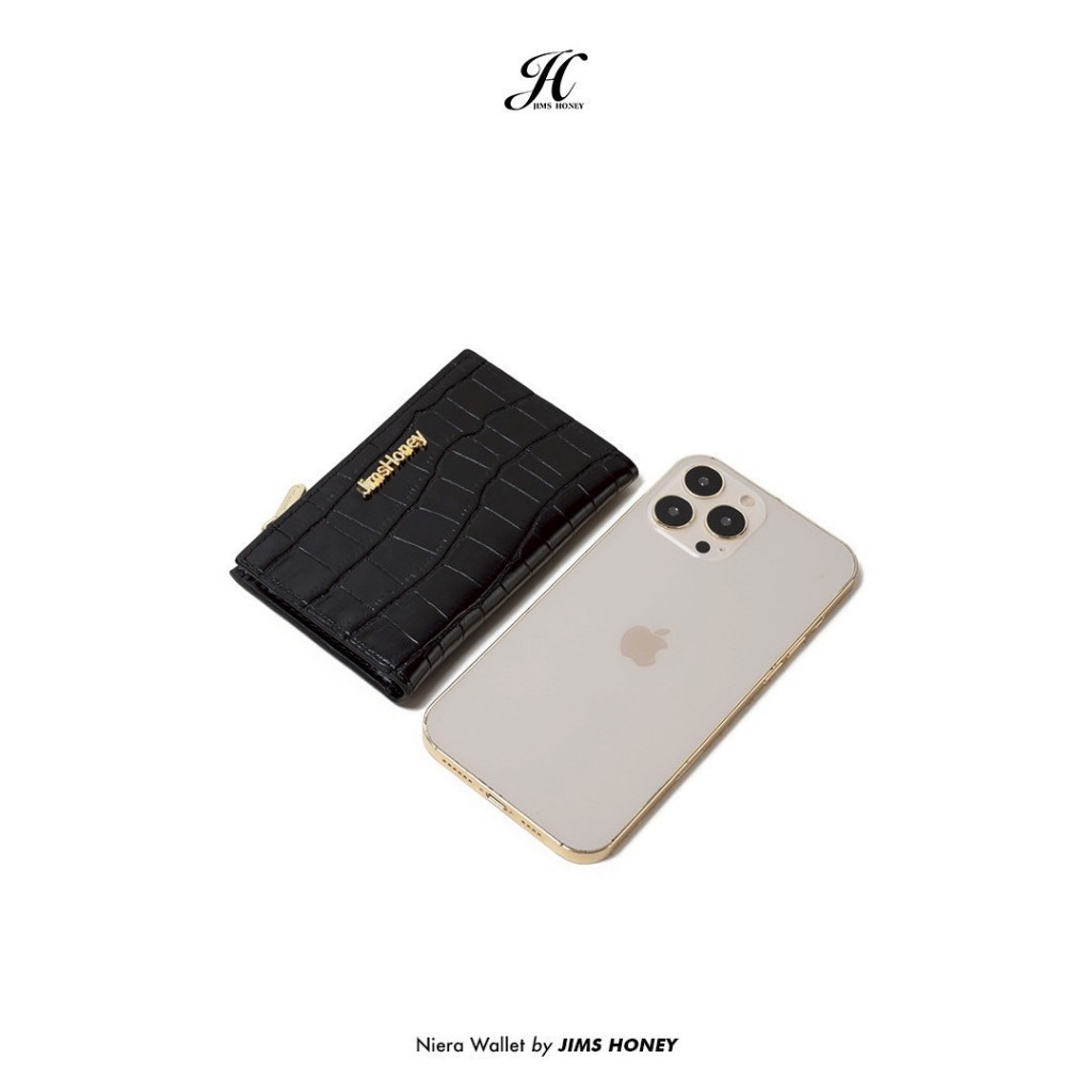 JIMS HONEY Dompet Croco Wanita NIERA WALLET Kartu Kulit PU Dompet Perempuan Cewek