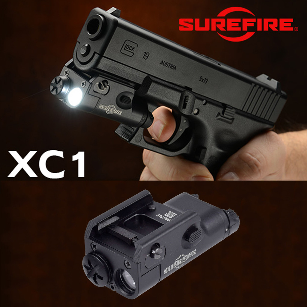 SureFire XC1 Weapon Scout Light Compact Handgun Airsoft Weapon Flashlight LED Hunting Spotlight For 