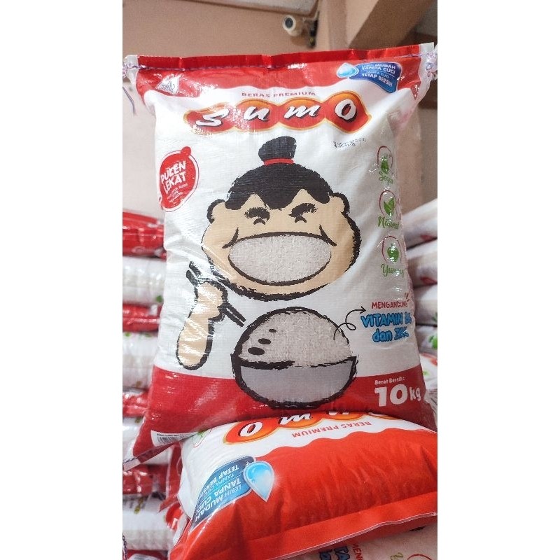 

BERAS SUMO Premium 10 kg 10kg ( kemasan Merah)