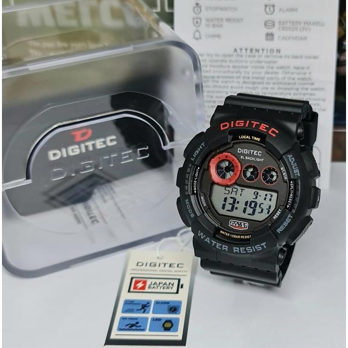 Jam Tangan Pria Digitec DG-5021T DG5021T Original Murah - BKRD-4W